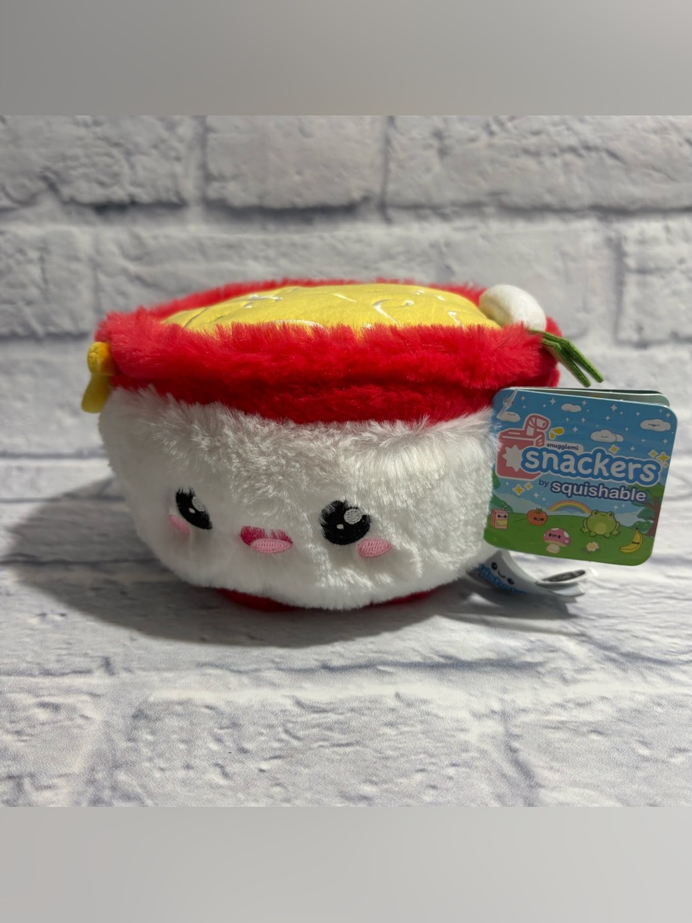NWT Snugglemi Snackers by Squishable Ramen 8” plush